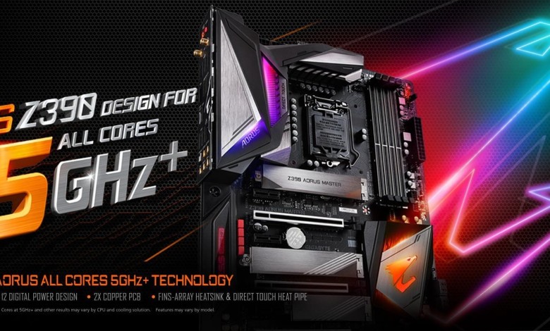 gigabyte z390 aorus gaming intel core i9 9900k