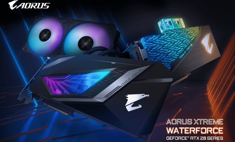 gigabyte geforce rtx 20 series watercooling