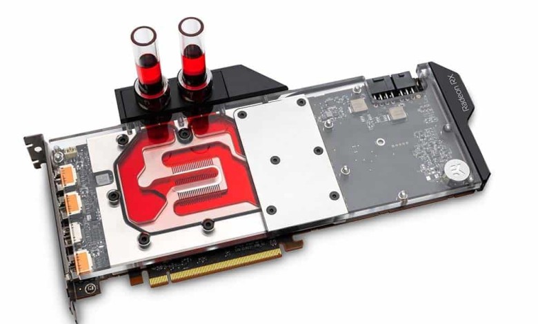 ek waterblock amd rx 5700 xt plexiglas