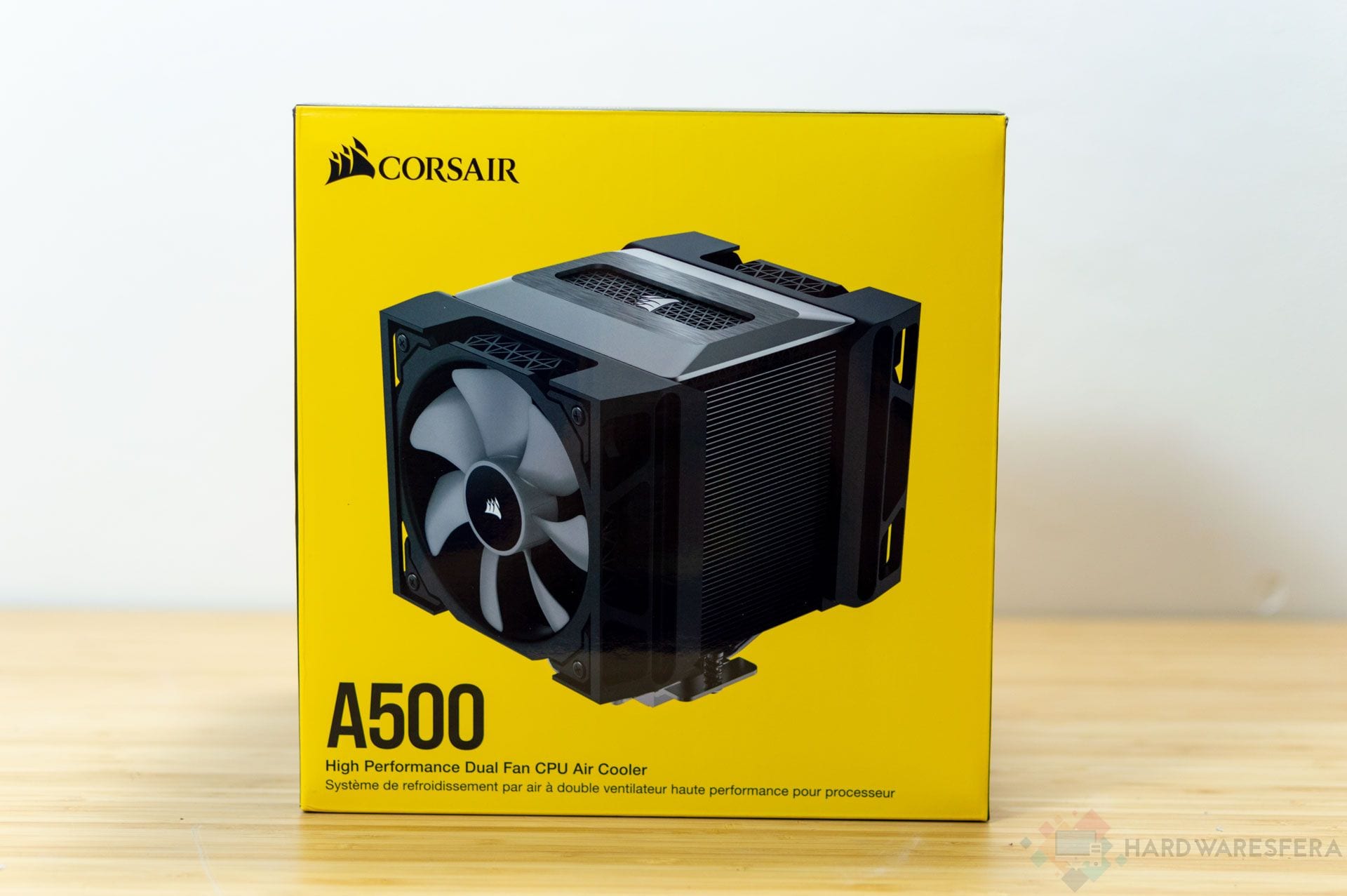 Corsair A500 caja frontal