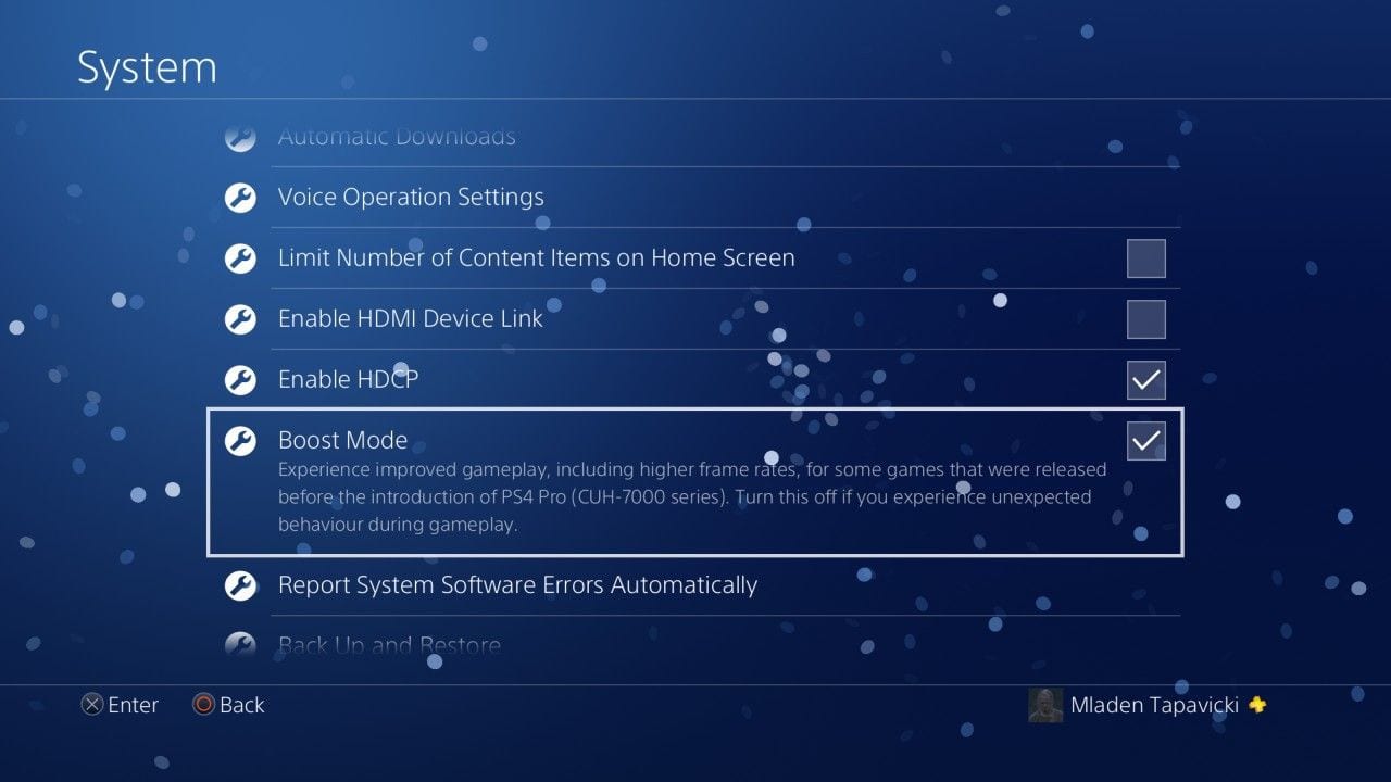 ps4 pro boost mode 1280
