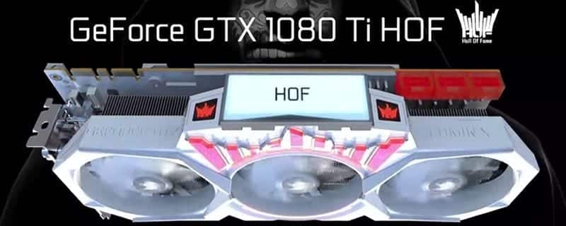Ganar después del colegio mediodía La Galax GTX 1080 Ti Hall of Fame también tendrá una pantalla LCD -  HardwarEsfera