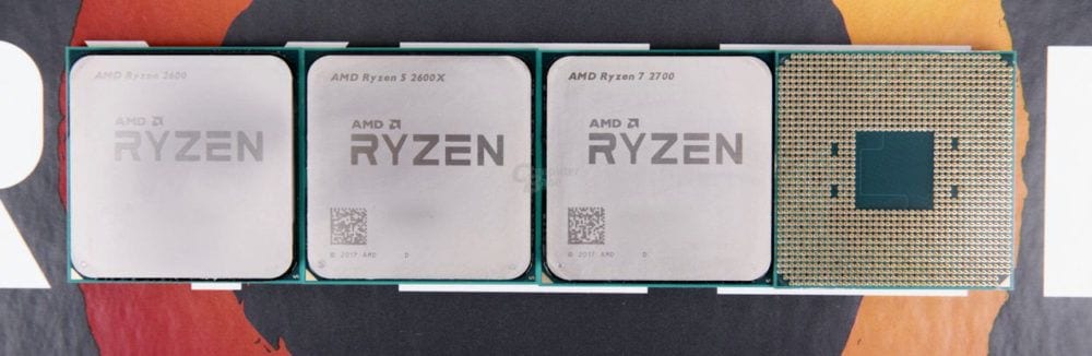 AMD Ryzen 7 2700 Ryzen 5 2600