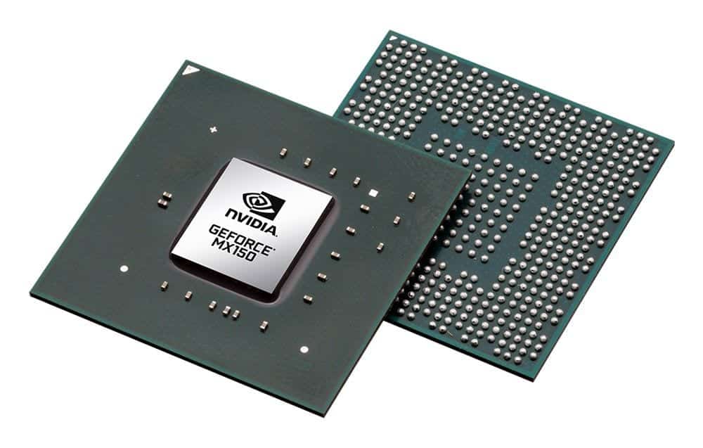 nvidia mx150 hardware tarjeta grafica