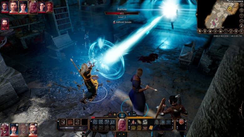 Cpautra de pantalla del videojuego Baldur's Gate III 